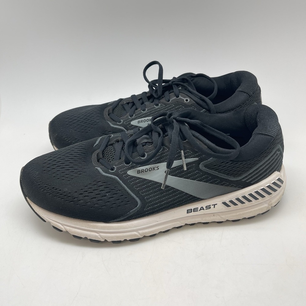 Brooks Sneakers Mens 10 4E Beast 20‎ 1103274E051 Black Running Gym Shoes - Picture 4 of 11
